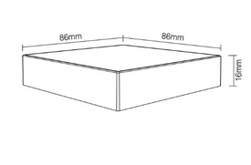 Panel sterujący 4-strefowy MONO MiBoxer biały (B5-W)