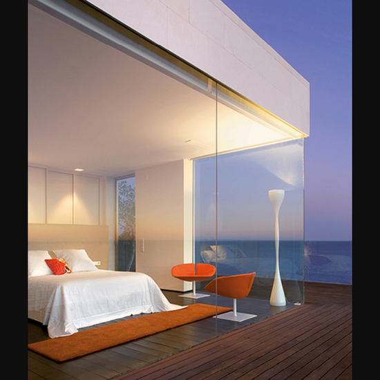 Lampa podłogowa JAZZ biała VIBIA