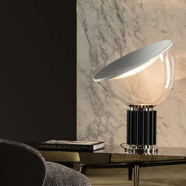 Lampa stołowa Taccia Small czarna F6604030 Flos