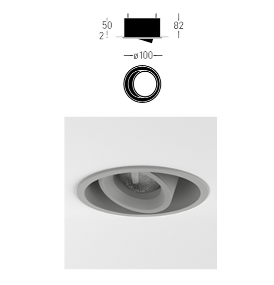 Oprawa wpuszczana Maxime R 100 IN SN Chors