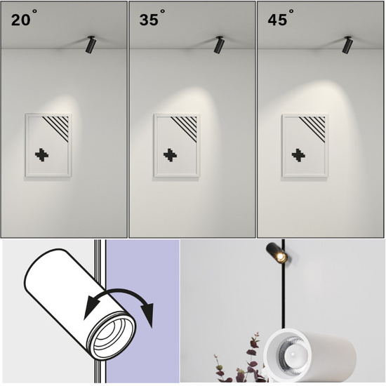 HYPER zoom LED  do szynoprzewodu high multitrack AQform
