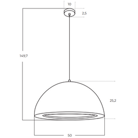 Lampa wisząca RENE AZ5902 Azzardo