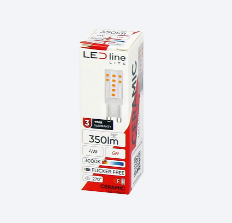  Żarówka LED G9 4W 3000K 350lm 220-240V
