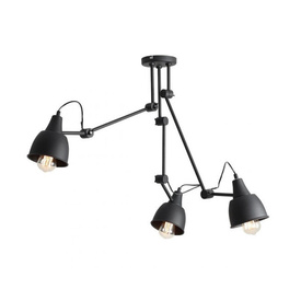 Lampa sufitowa Aida 842PL_E czarna ALDEX