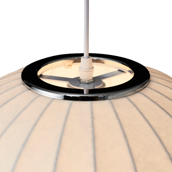 Lampa wisząca SILK biała 30 cm