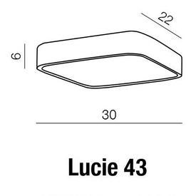 Plafon do łazienki Azzardo Lucie 43