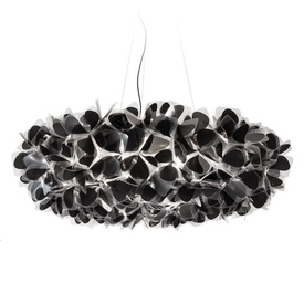 Wileka lampa wisząca Clizia Mama Non Mama Black Slamp