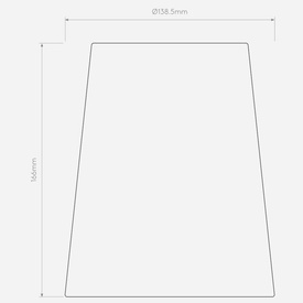 Kinkiet do łazienki Beauville chrom z białym abażurem Cone 138 Astro Lighting