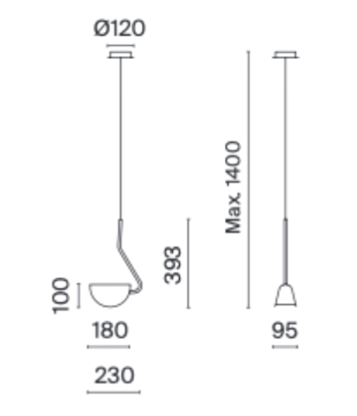 Lampa wisząca Mollis MOD126PL-01B Maytoni