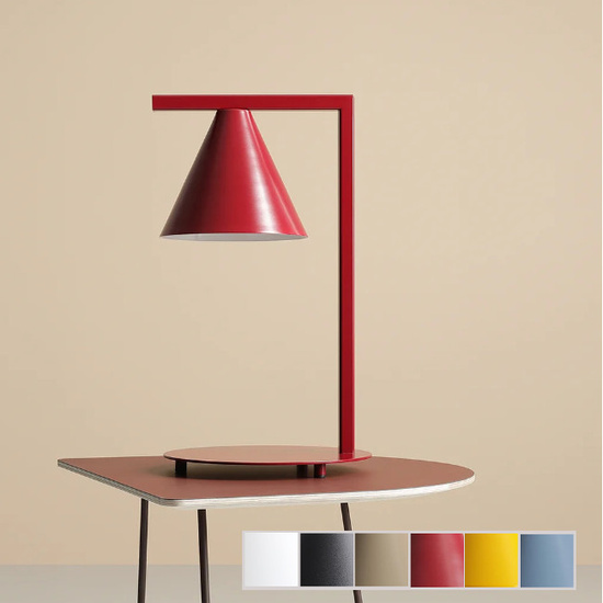 Geometryczna lampka stołowa Form Aldex