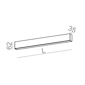 OPRAWA NATYNKOWA RAFTER LED 170 cm MP 2700K AQFORM 