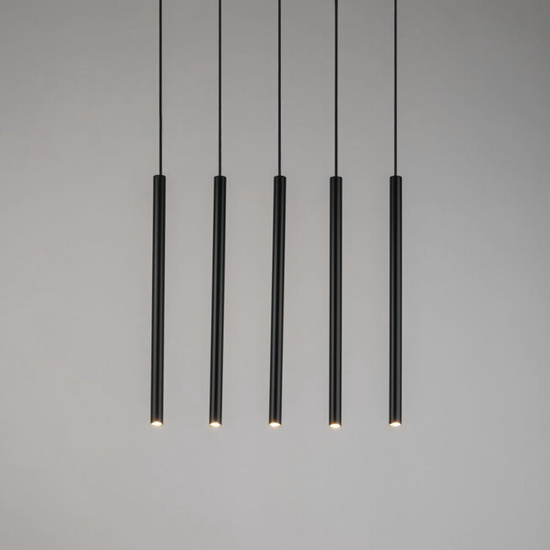 Sopel 5 prosty czarny 