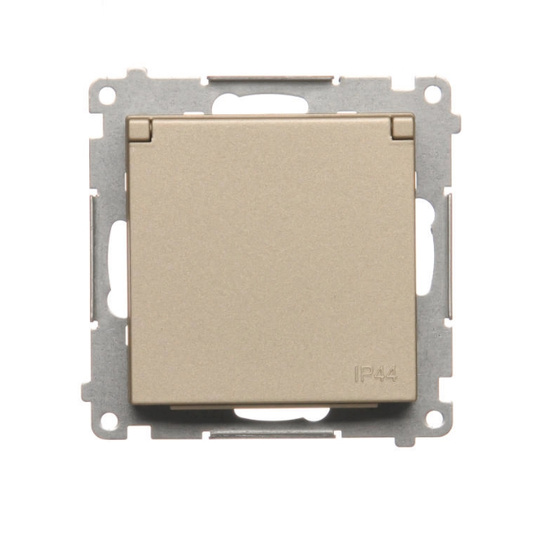 Gniazdo pojedyncze z klapą Simon 55