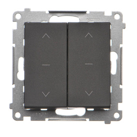 Łącznik żaluzjowy podwójny trójpozycyjny Simon 55