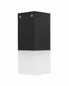 Plafon zewnętrzny czarny CUBE CB-S BL