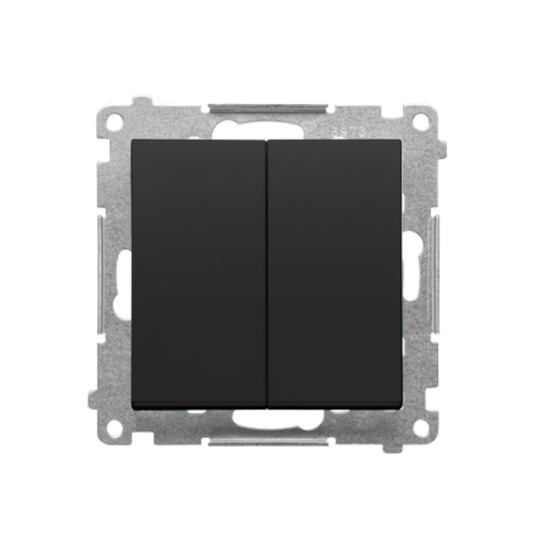 Łącznik jednobiegunowy + dwubiegunowy LED Simon 55 