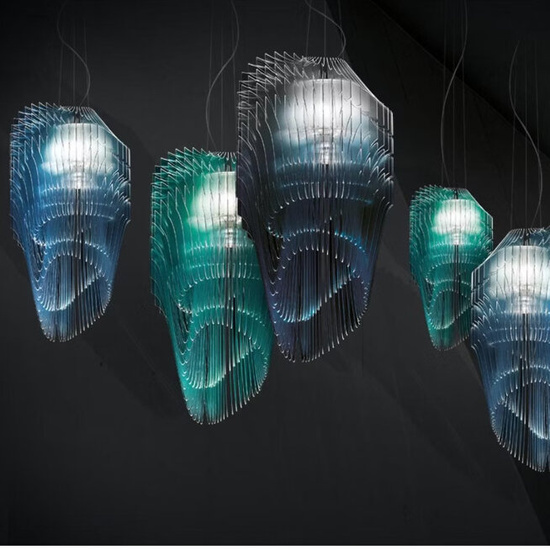 Lampa wisząca Avia czarna S Slamp