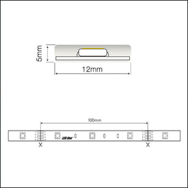 Taśma LED line 150 SMD5050 12V RGB 7,2W IP67