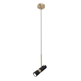 Lampa wisząca Puma 1 czarno-złoty MAXLIGHT 