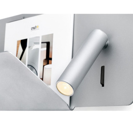 Kinkiet nad łóżko z portem USB lewy Suau Faro 62125