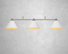 Lampa wisząca KLINT Pendant 3L White/Steel