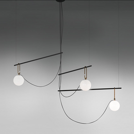 Lampa wisząca ze szkła dmuchanego NH S1 14 Artemide