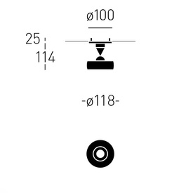 Myco oprawa do zabudowy IN 120 Chors