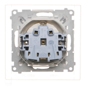 Gniazdo pojedyncze z klapą transparentną typu Schuko Simon 55 