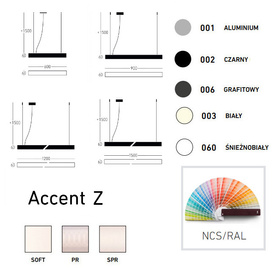 Lampa wisząca Accent Z Chors