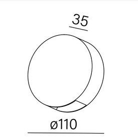 KINKIET LEDPOINT round up&down exterior AQForm