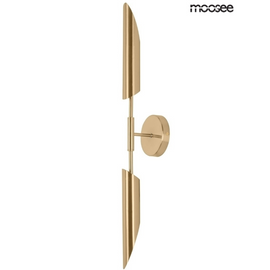 MOOSEE lampa ścienna LOCCA złota