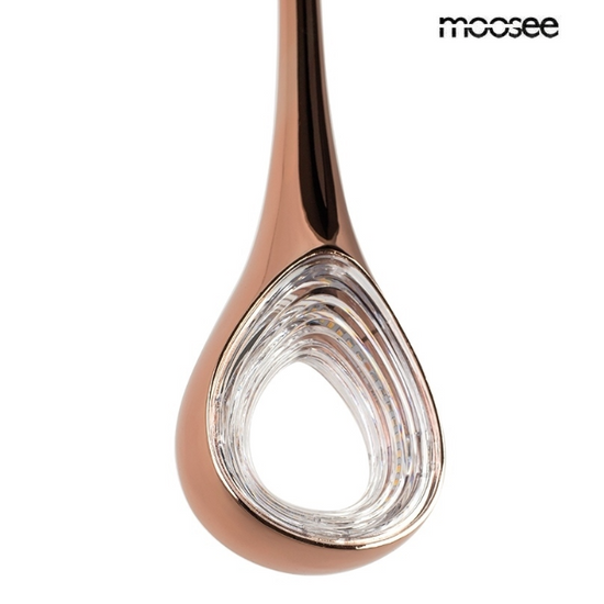 MOOSEE lampa wisząca VUELO miedziana