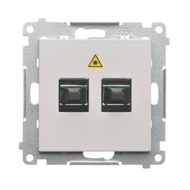 Gniazdo światłowodowe podwójne Simon 55