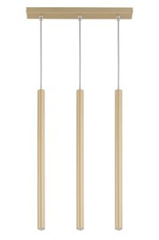 SOPEL 3 PROSTY ZŁOTY MAT lampa wisząca 33403