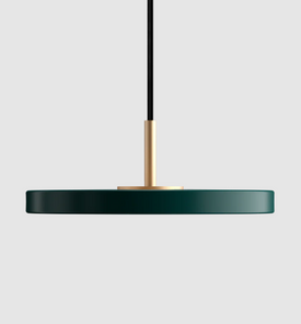 Lampa wisząca Asteria mikro ciemna zieleń UMAGE