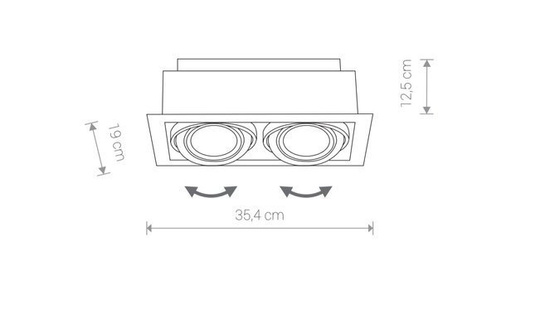 Reflektor do zabudowy Downlight II White Nowodvorski