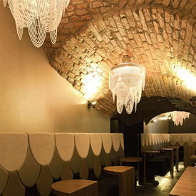 Lampa wisząca Ceremony L 90 biała Slamp 