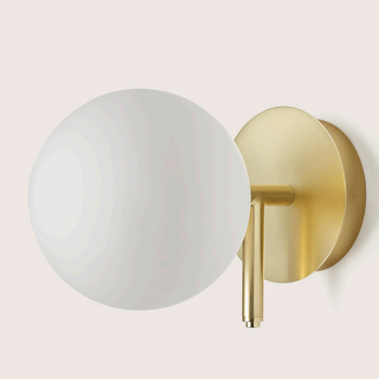 Kinkiet ATOM czarny/opal A1214 Aromas