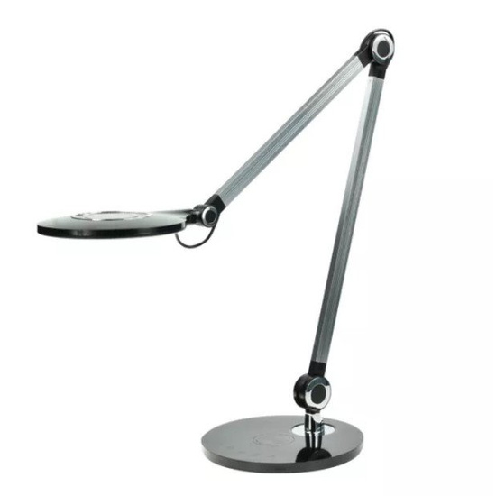 Lampka biurkowa LED MAX z ładowarką indukcyjną wireless czarna BL025E