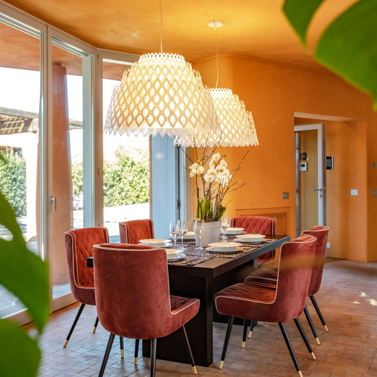 Lampa wisząca Half Charlotte biała Slamp 