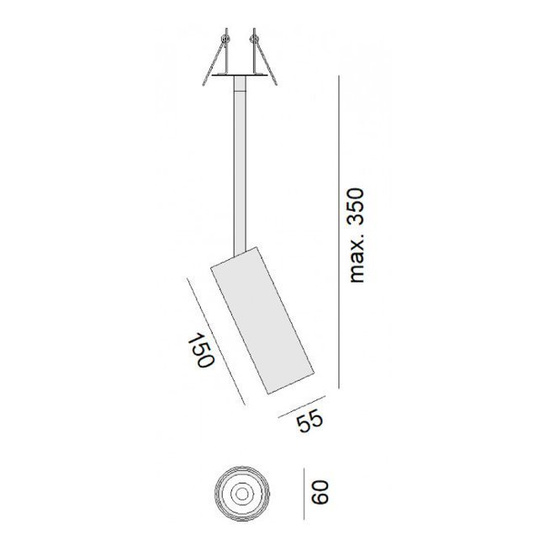 Oprawa do zabudowy NOK RD1 Zaho Lighting 