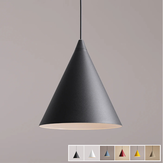 Czarna lampa wisząca Form Aldex