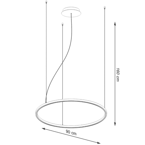 Lampa wisząca Risa Thoro Lighting 