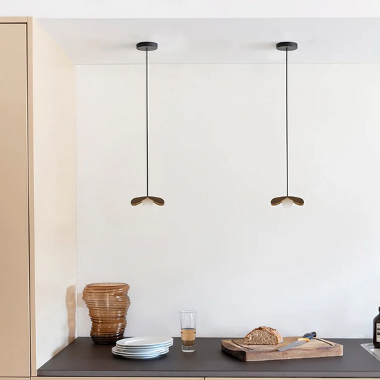 Lampa wisząca Forget me not ciemny dąb UMAGE