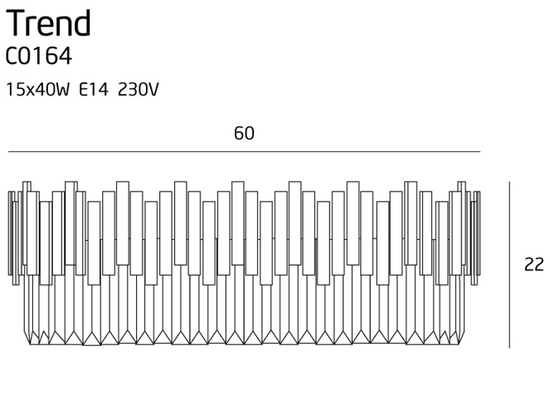 PLAFON TREND DUŻY C0164 MAX LIGHT 