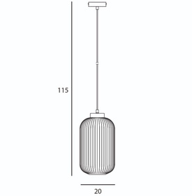 Lampa wisząca Lindo złota Italux Dostawa: 24-06-2024