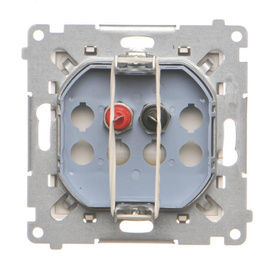 Gniazdo głośnikowe 1-krotne Simon 55