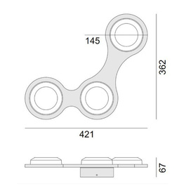 Kinkiet Galaxy WL Zaho Lighting