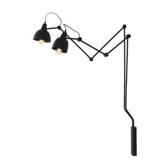 Kinkiet podwójny Aida 842D czarny ALDEX