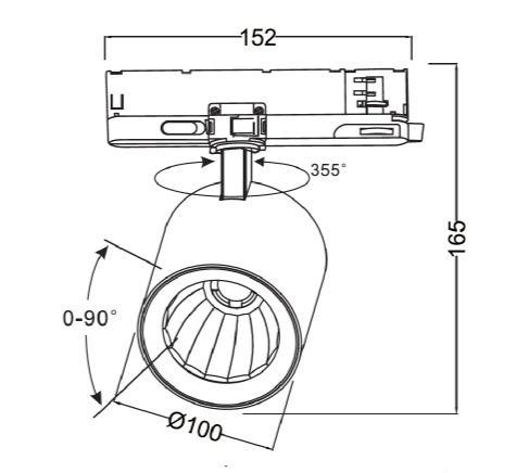 LUMICANTO 12-42W CCT 36/60° biały